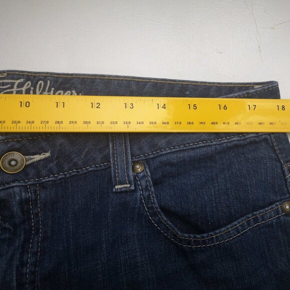 Tommy Hilfiger Ladies Size 14 Medium Wash Straight Leg Blue Jeans - Picture 13 of 15